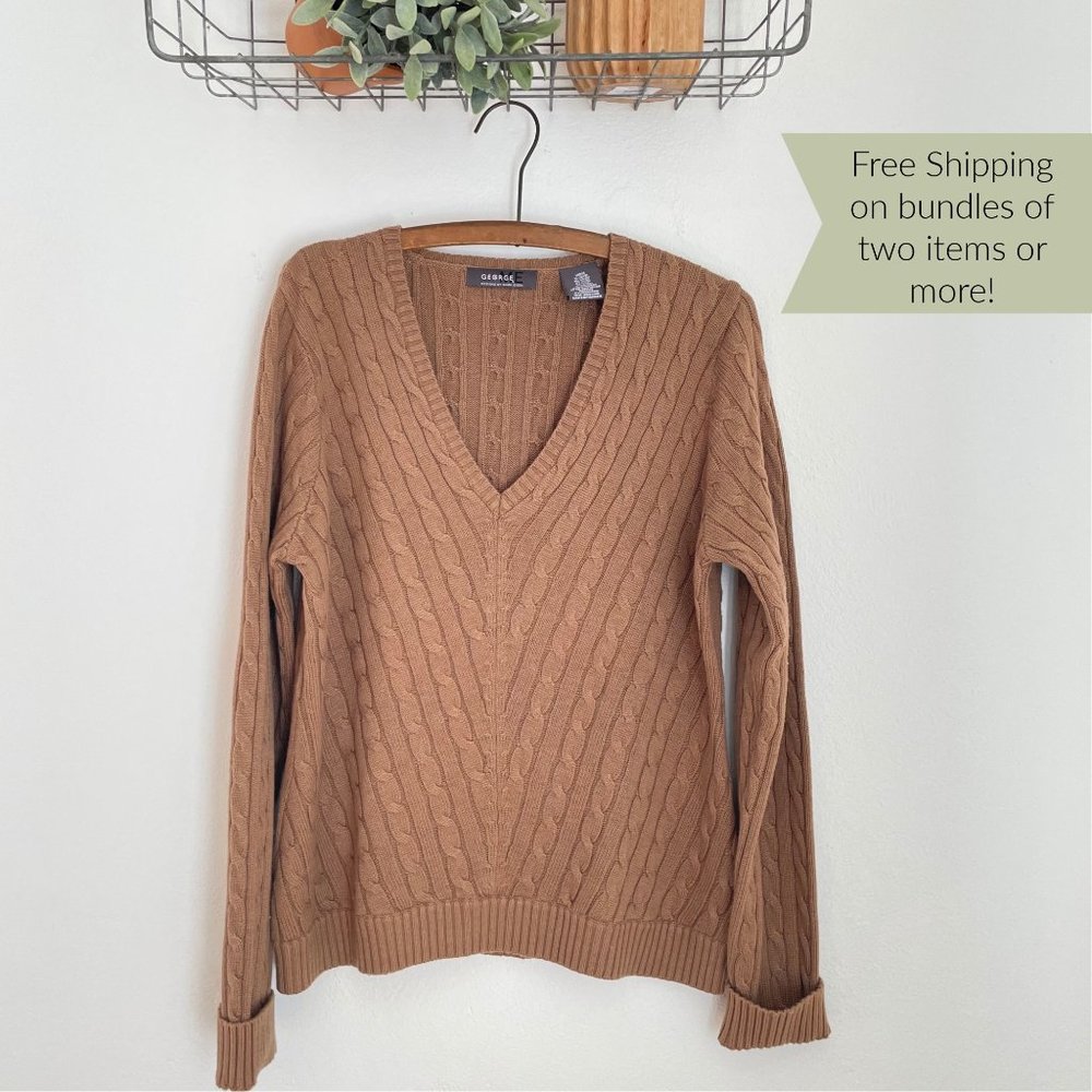 Pullover Sweater Camel Size XL